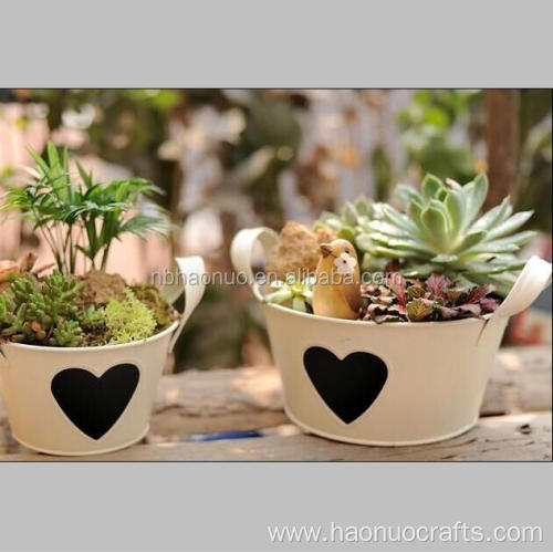 made Iron outdoor square planter flower pots